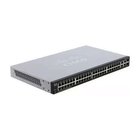 Коммутатор Cisco SF300-48 (некондиция, неисправность индикации на портах)